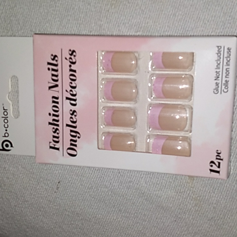 Custom Pink French manicure nails - Picture 2 of 4